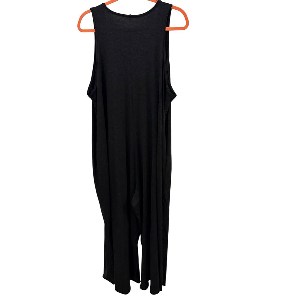 Natural Life Charlie Jumpsuit OS Wide Leg Deep V-neck Pockets Leisurewear Comfy - Picture 8 of 11